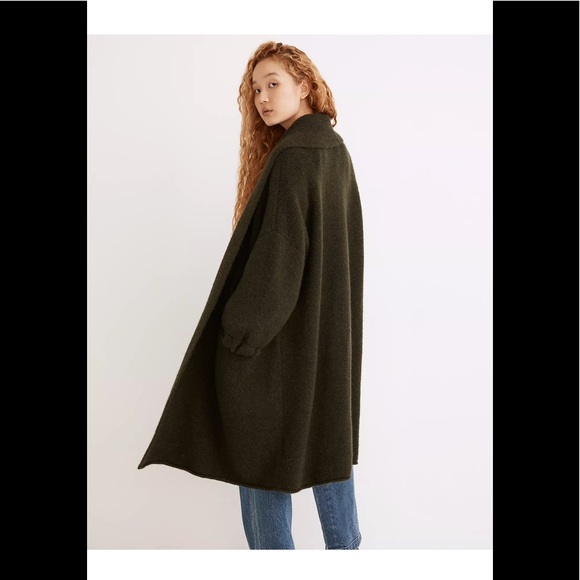 Madewell Glenridge Shawl-Collar Sweater-Coat Sz M - Picture 6 of 9